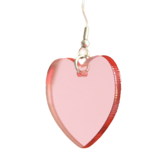 Heart Mirror Earrings