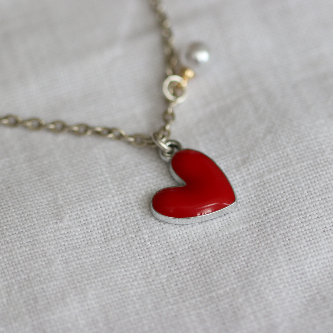 Red Heart Necklace