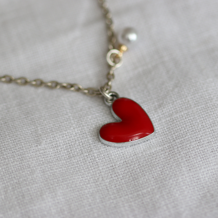 Red Heart Necklace 1