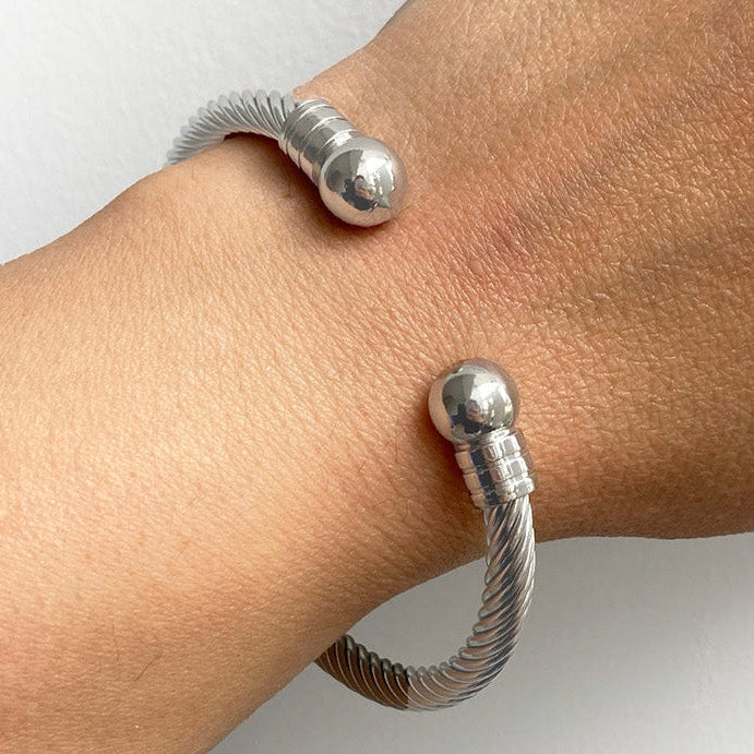 Open Cuff Bracelet - Bangle Bracelet