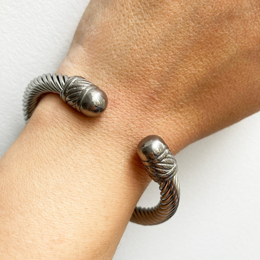 Unisex Open Cuff Bracelet - Bangle Bracelet