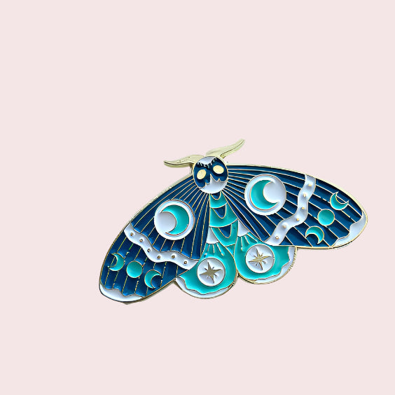 blue butterfly brooch 1