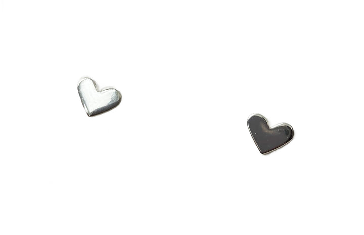 earrings silver heart 4