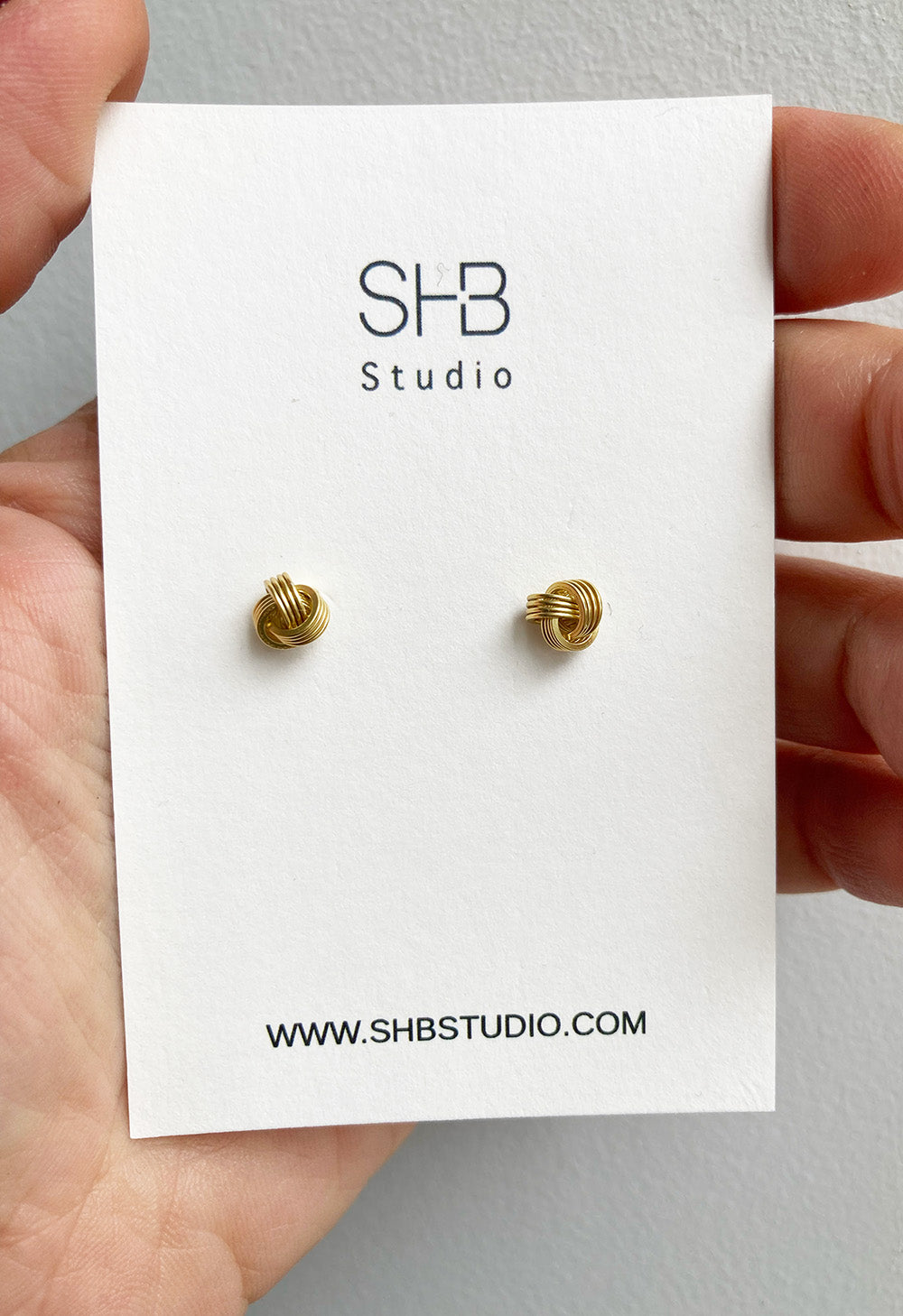 Knot Studs - 925 Sterling Silver