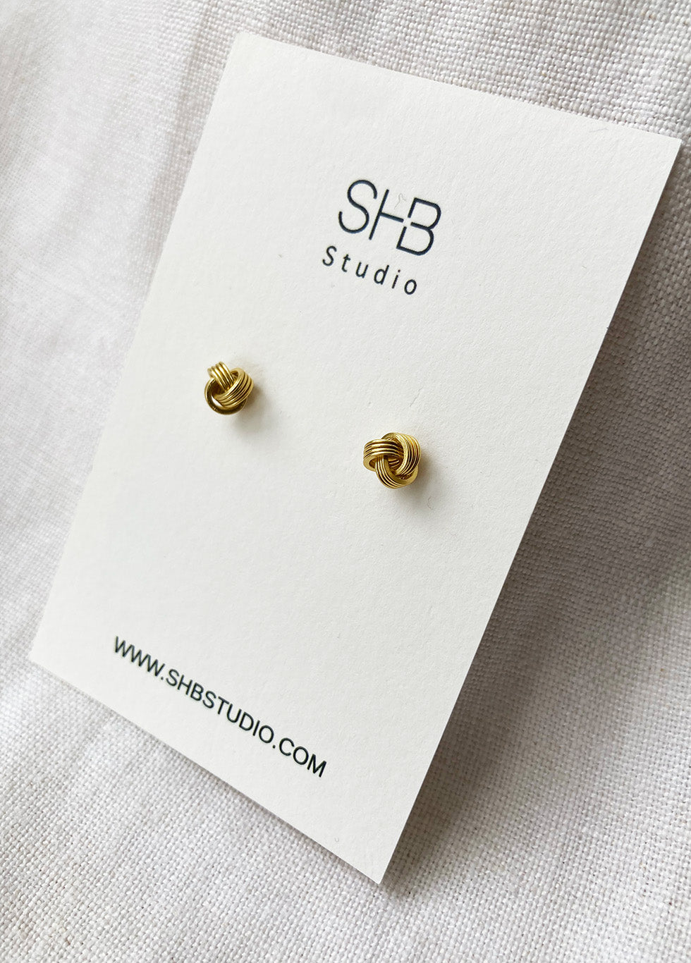 Knot Studs - 925 Sterling Silver