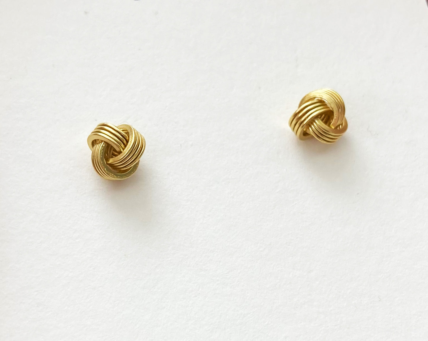 Knot Studs - 925 Sterling Silver