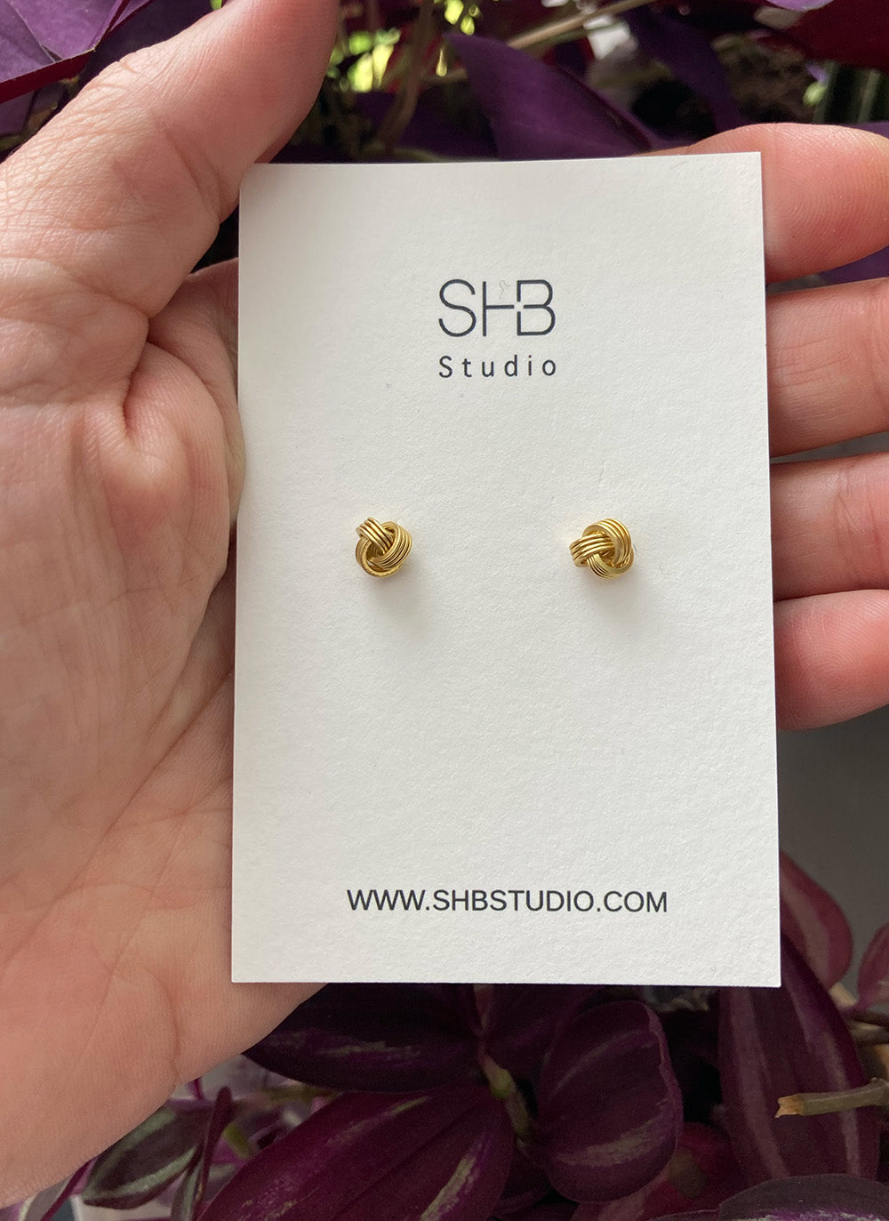 Knot Studs - 925 Sterling Silver