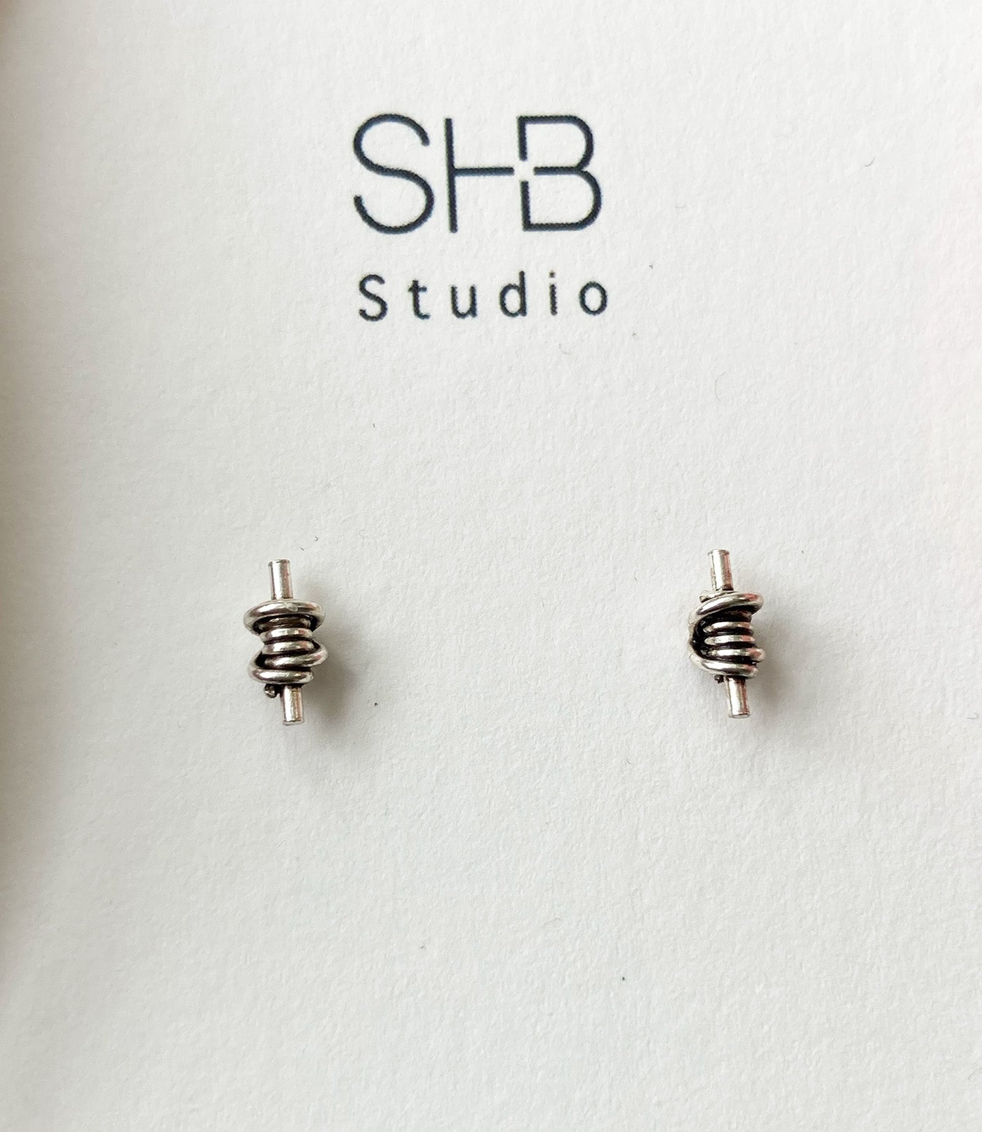 Knot Studs - 925 Sterling Silver -ESS5