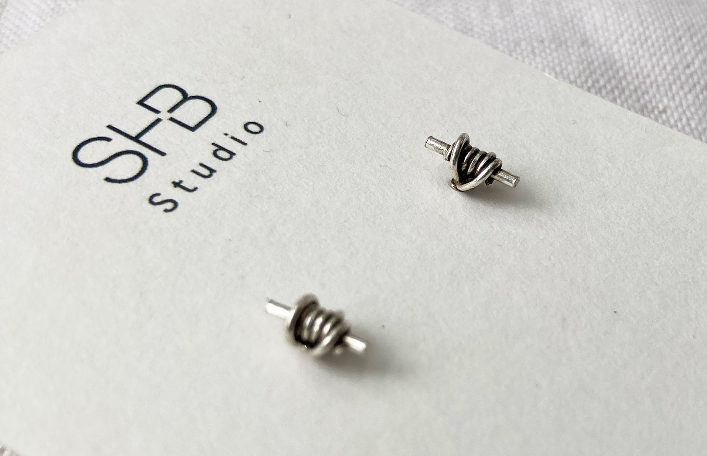 Knot Studs - 925 Sterling Silver -ESS5