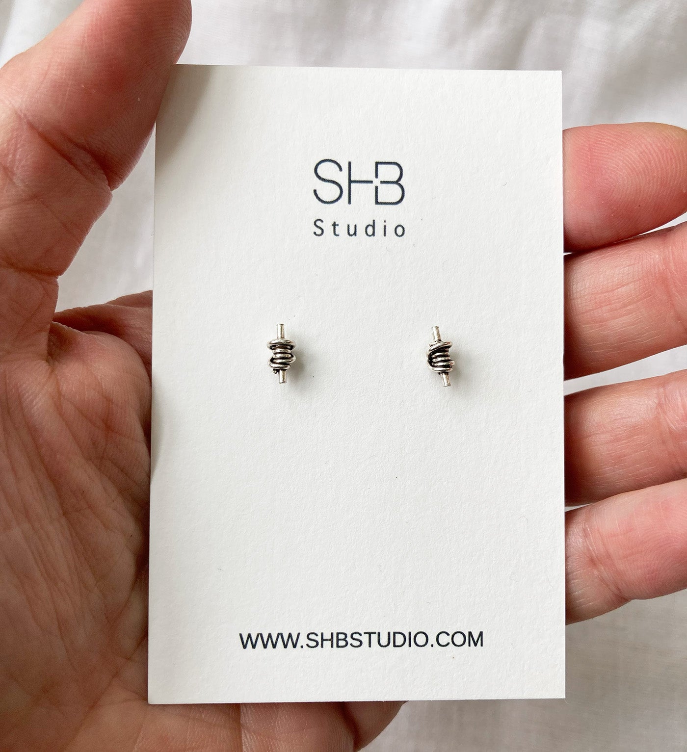 Knot Studs - 925 Sterling Silver -ESS5