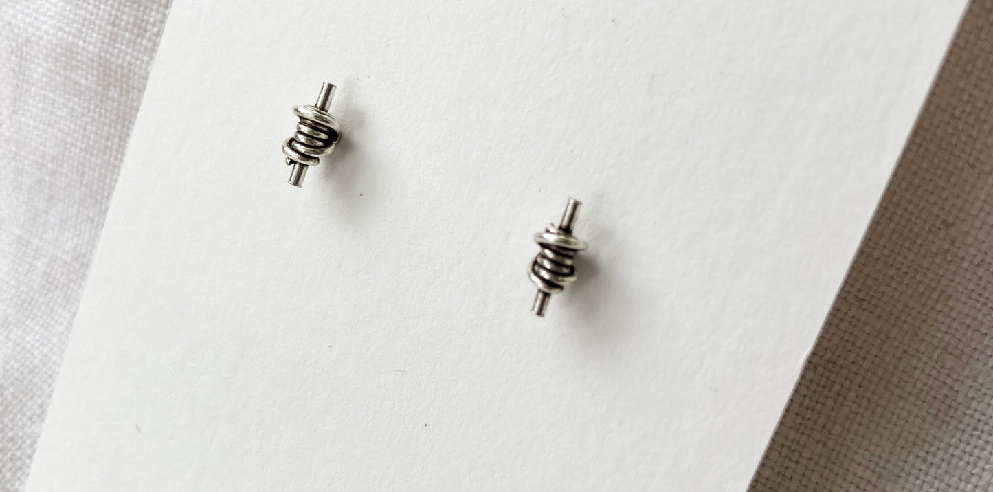 Knot Studs - 925 Sterling Silver -ESS5