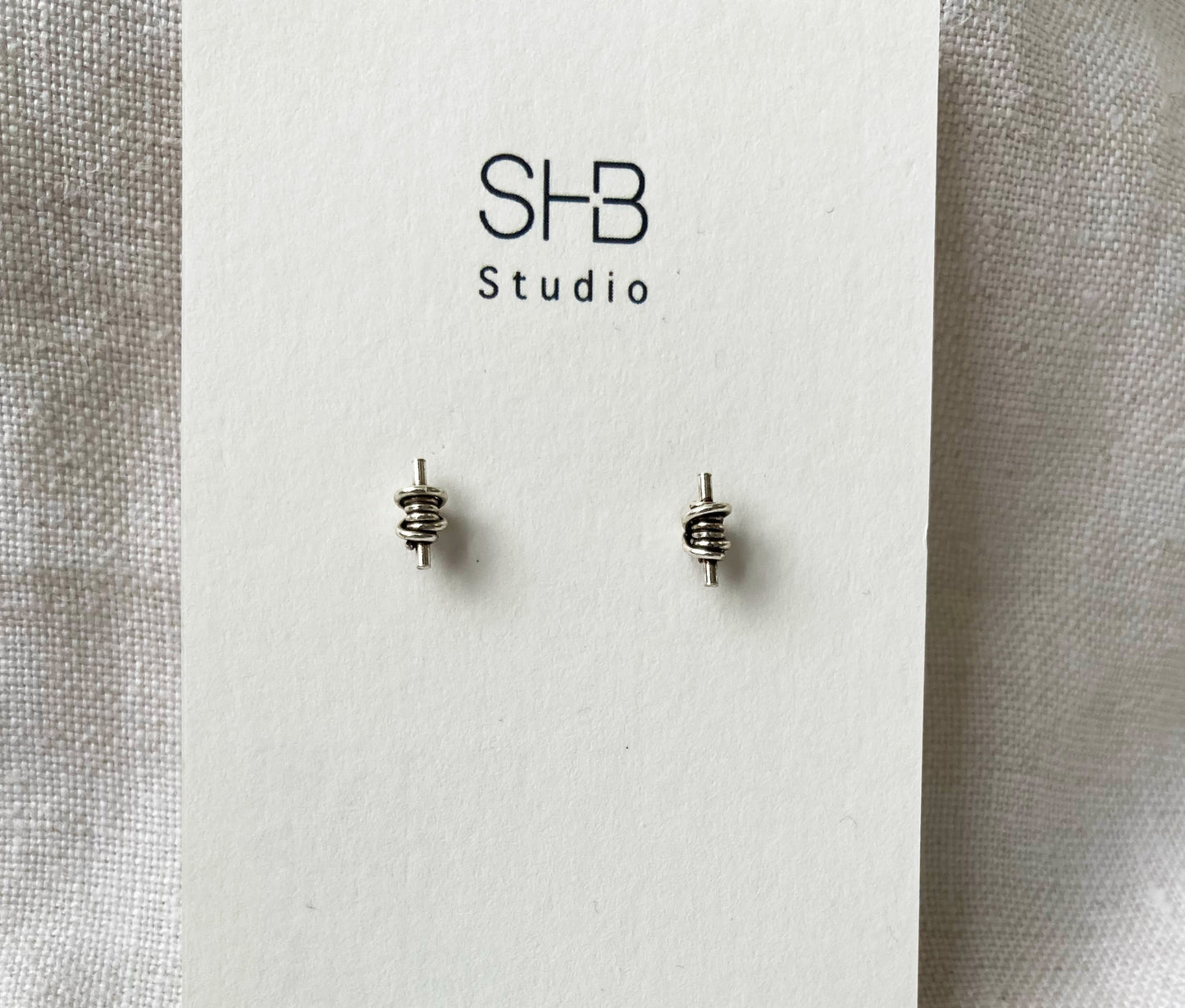 Knot Studs - 925 Sterling Silver -ESS5