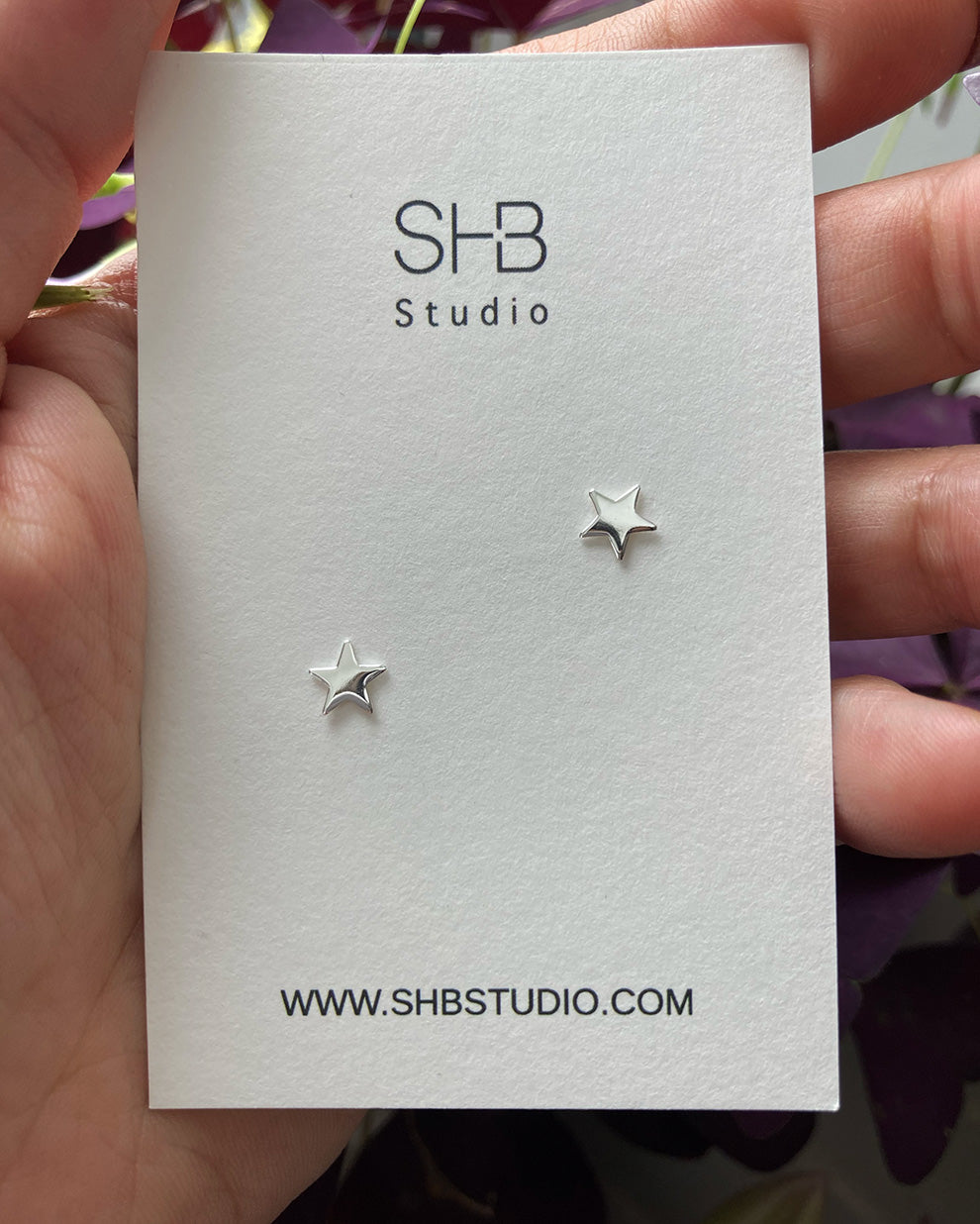 Star Studs- 925 Sterling Silver -