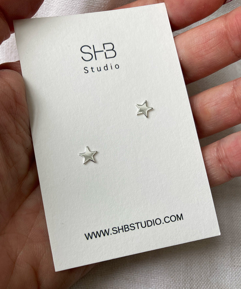 Star Studs- 925 Sterling Silver -