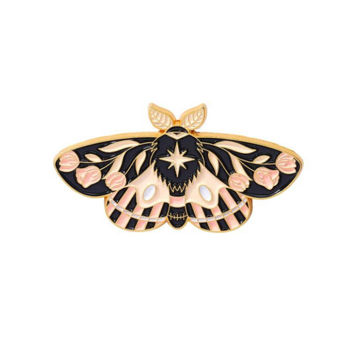 Pink Butterfly Brooch