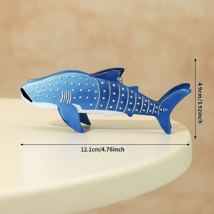 hairclip whale blue_1