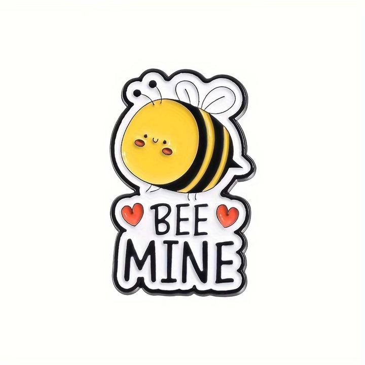 Cartoon bee with &