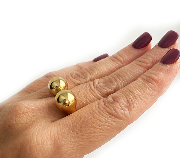 Stainless Steel Chunky Ring 4