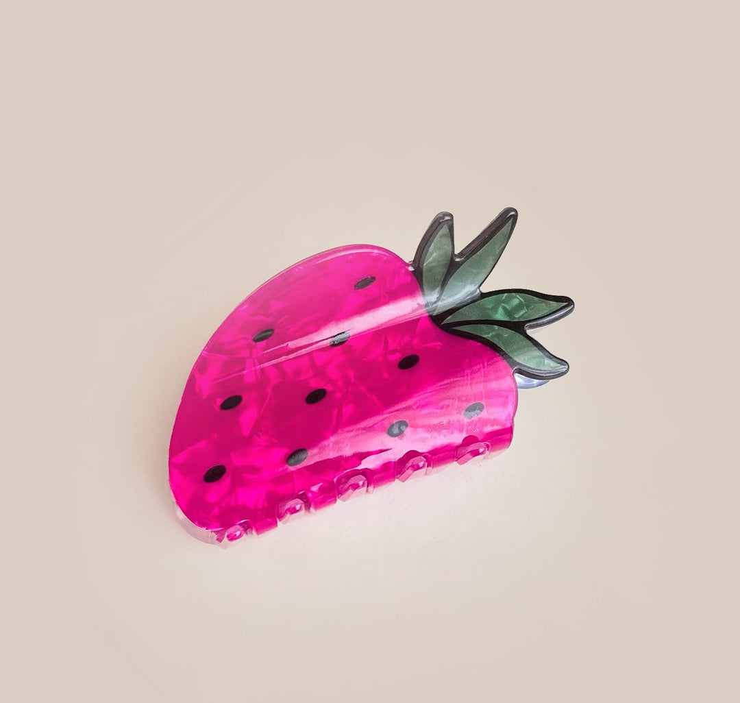 Strawberry Fruit Hair Claw Clips