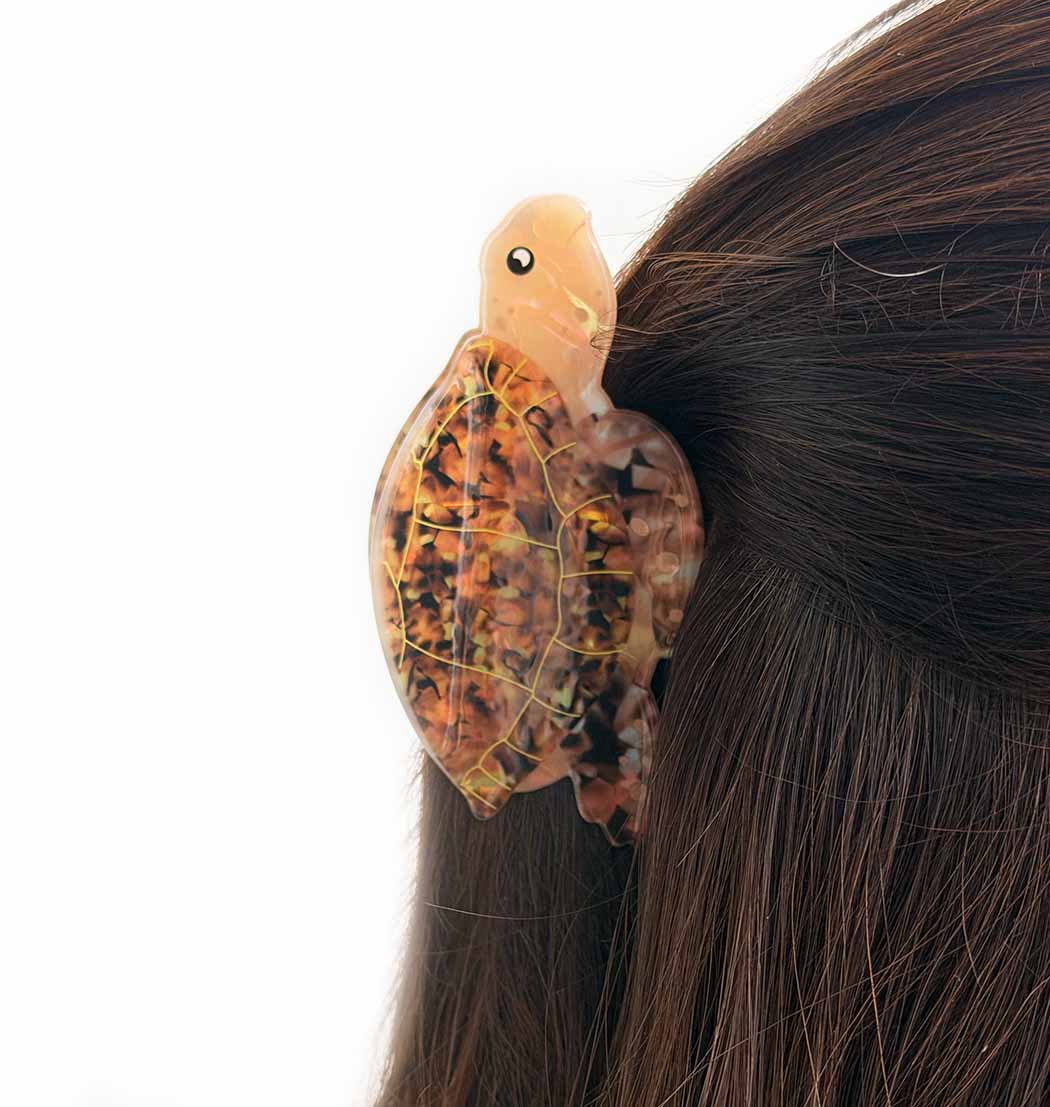 Turtle Hair Clips - Acrylic Hair Accessories | SHB Studio