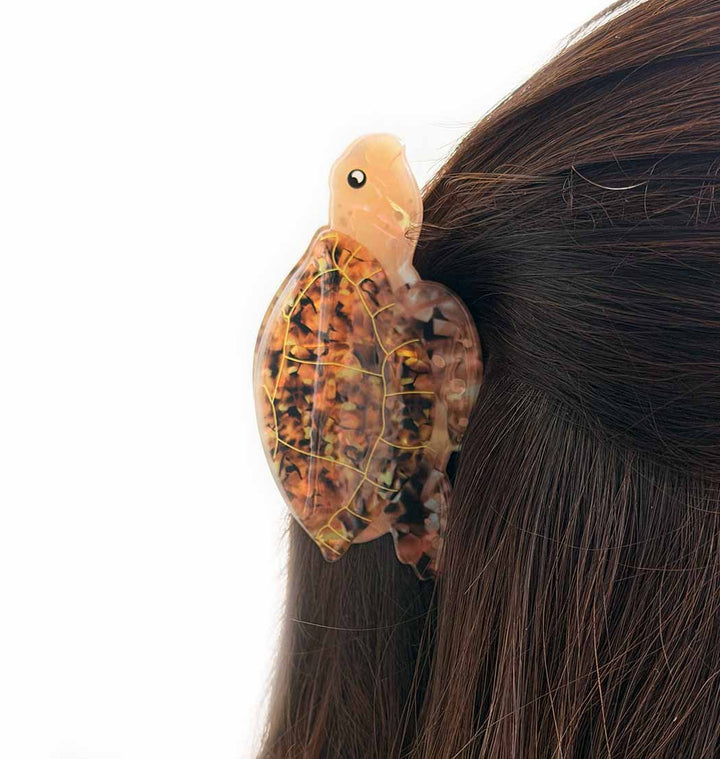 Turtle Hair Clips - Acrylic Hair Accessories | SHB Studio