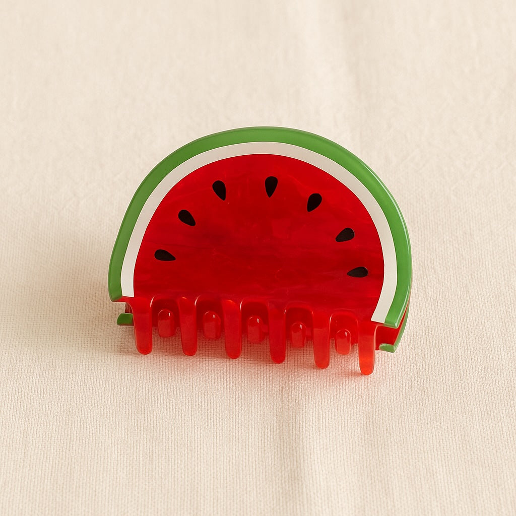 Watermelon Fruit Hair Claw Clips