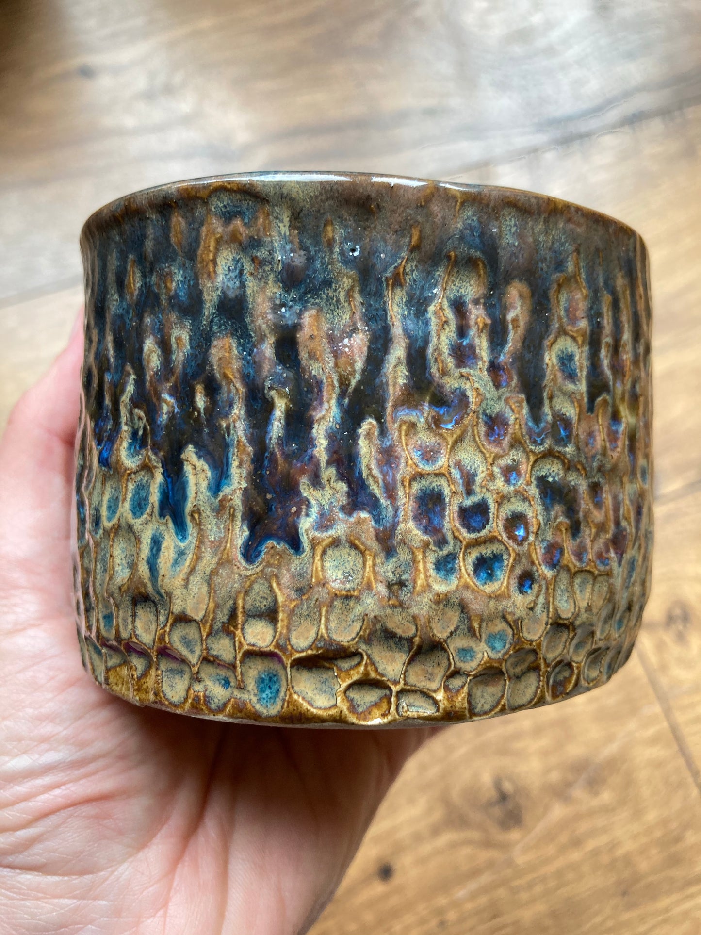 Rustic Combo Glazed Pot