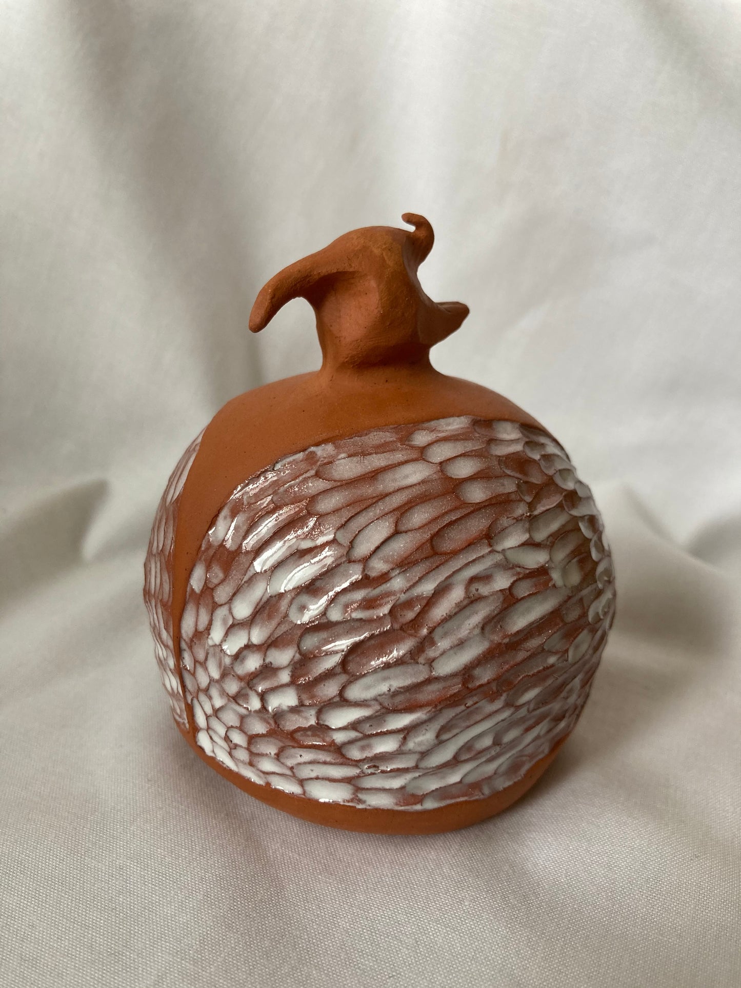 Terracotta clay ceramic sculpture
