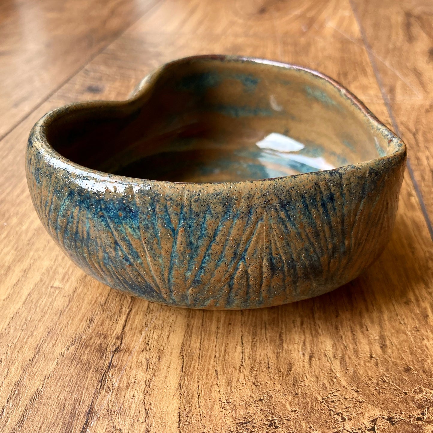 Blue ceramic Rustic Bowl