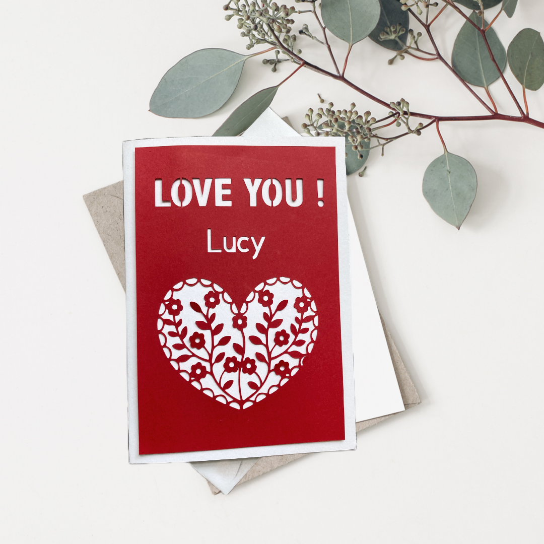 Personalised Valentine’s Day Card