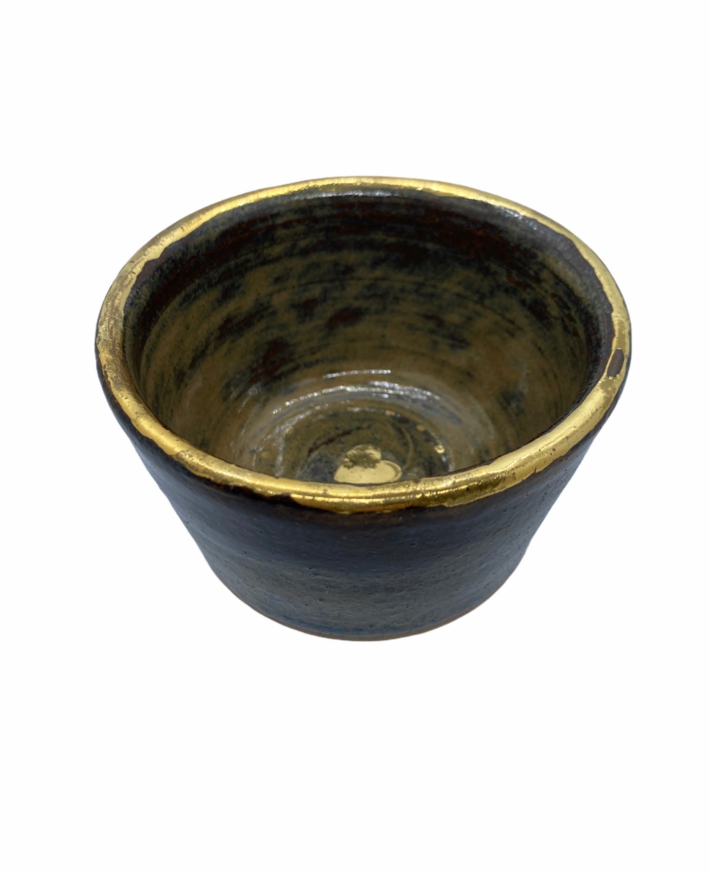 Small Rustic gold lustre Bowl