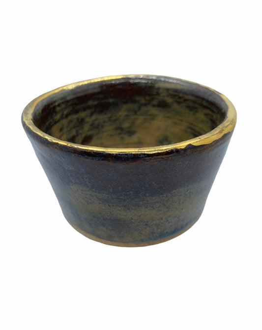 Small Rustic gold lustre Bowl