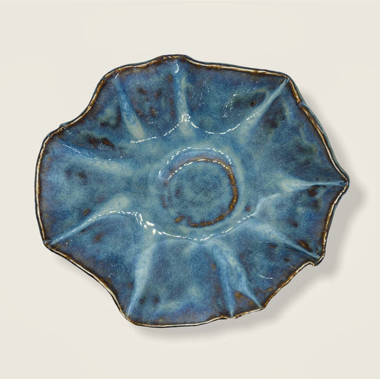 Blue Porcelain Handmade Ceramic