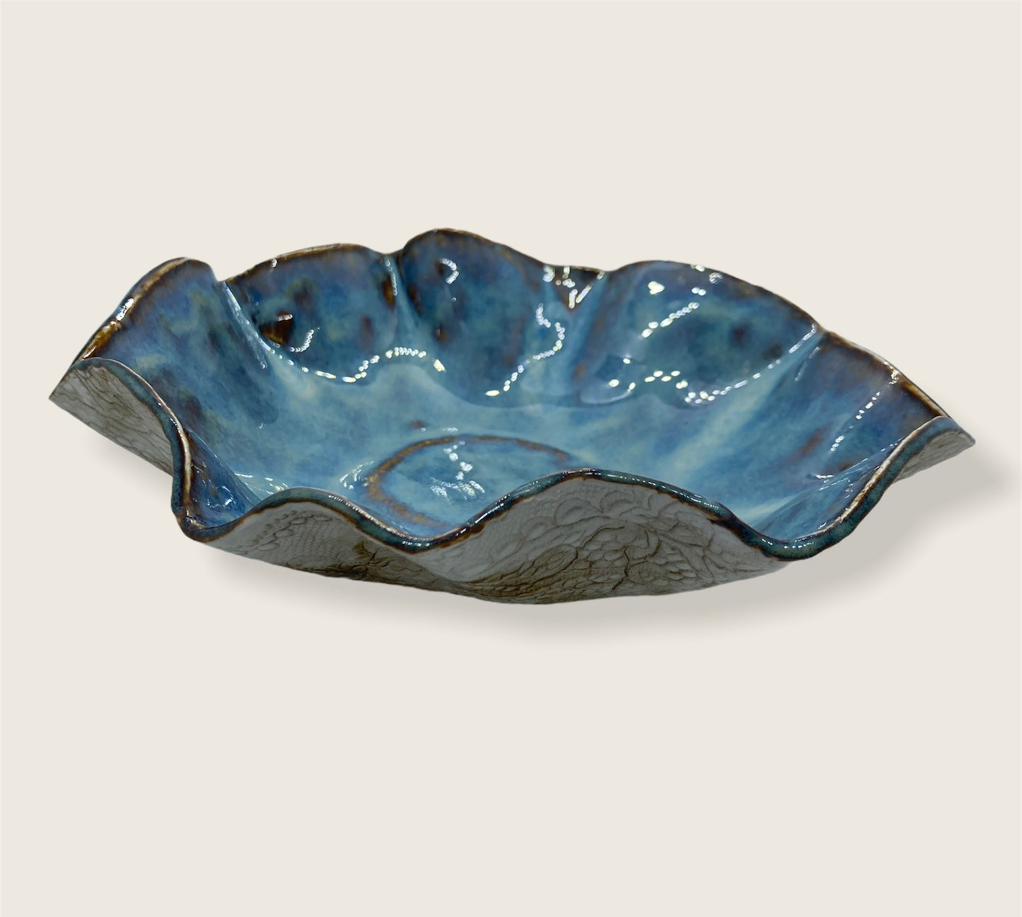 Blue Porcelain Handmade Ceramic