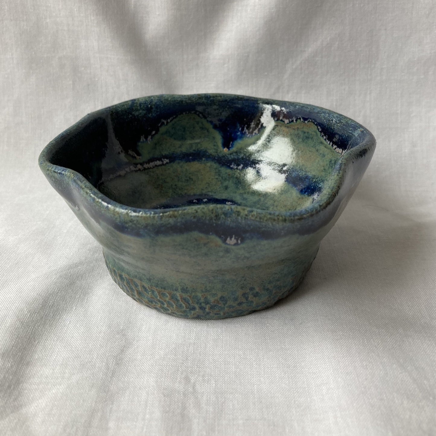 Ocean Blue Flower Shape Bowl